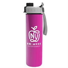 Slim Travel Tumbler 16 oz. Double Wall Insulated with Quick Snap Lid